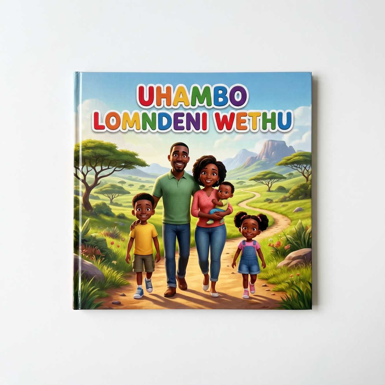 Personalized children's storybook cover in isiZulu